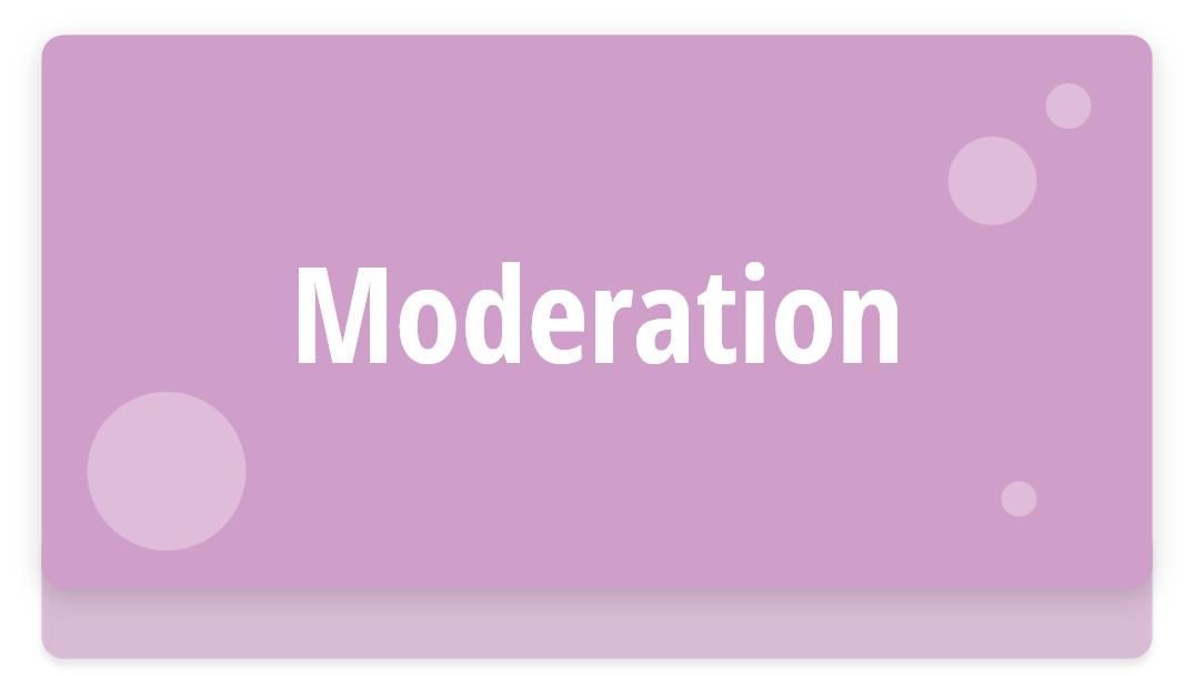 Videos zum Thema Moderation